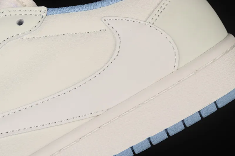 All categories Air Jordan Jordan series basketball shoes Air Jordan 1 Low cost-effective version Travis Scott x Air Jordan 1 Low AJ1 Joe 1 beige lightning undercut low top DM7866-148